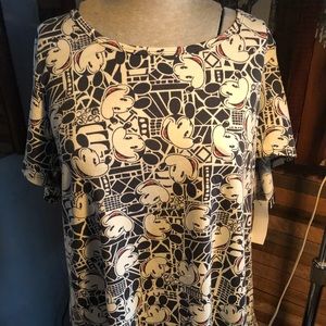 Lularoe Large Disney Mickey classic t NWT